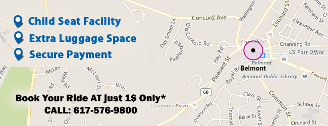 Belmont Taxi Cab Service | Belmont MA to Logan Airport