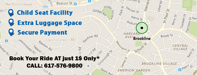 Brookline,MA Taxi | Brookline to Logan Airport Taxi