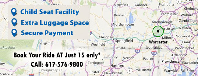 Car Service from Boston to Worcester, MA