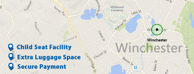 Winchester MA cab service with child seat facility